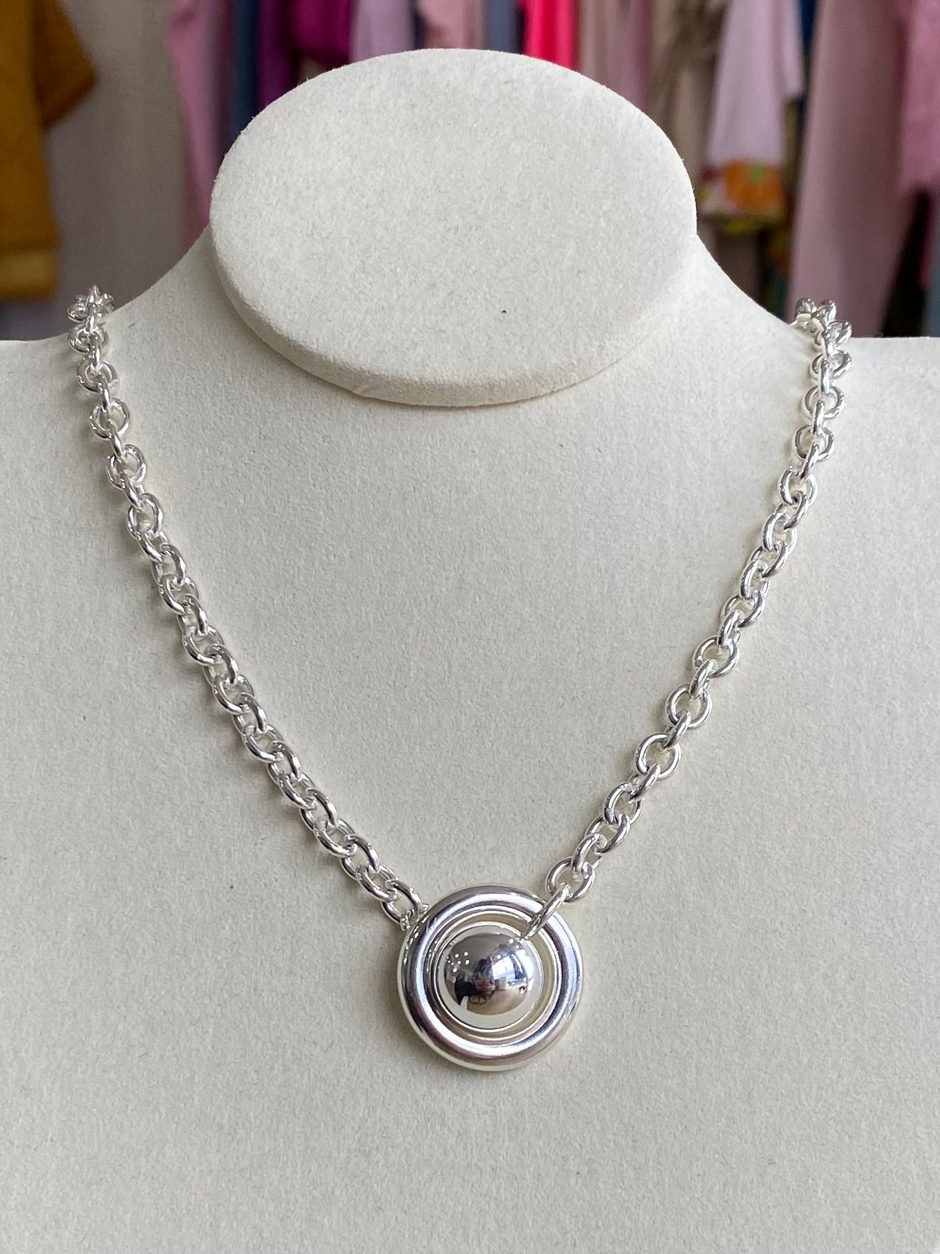 Collier chaîne boule