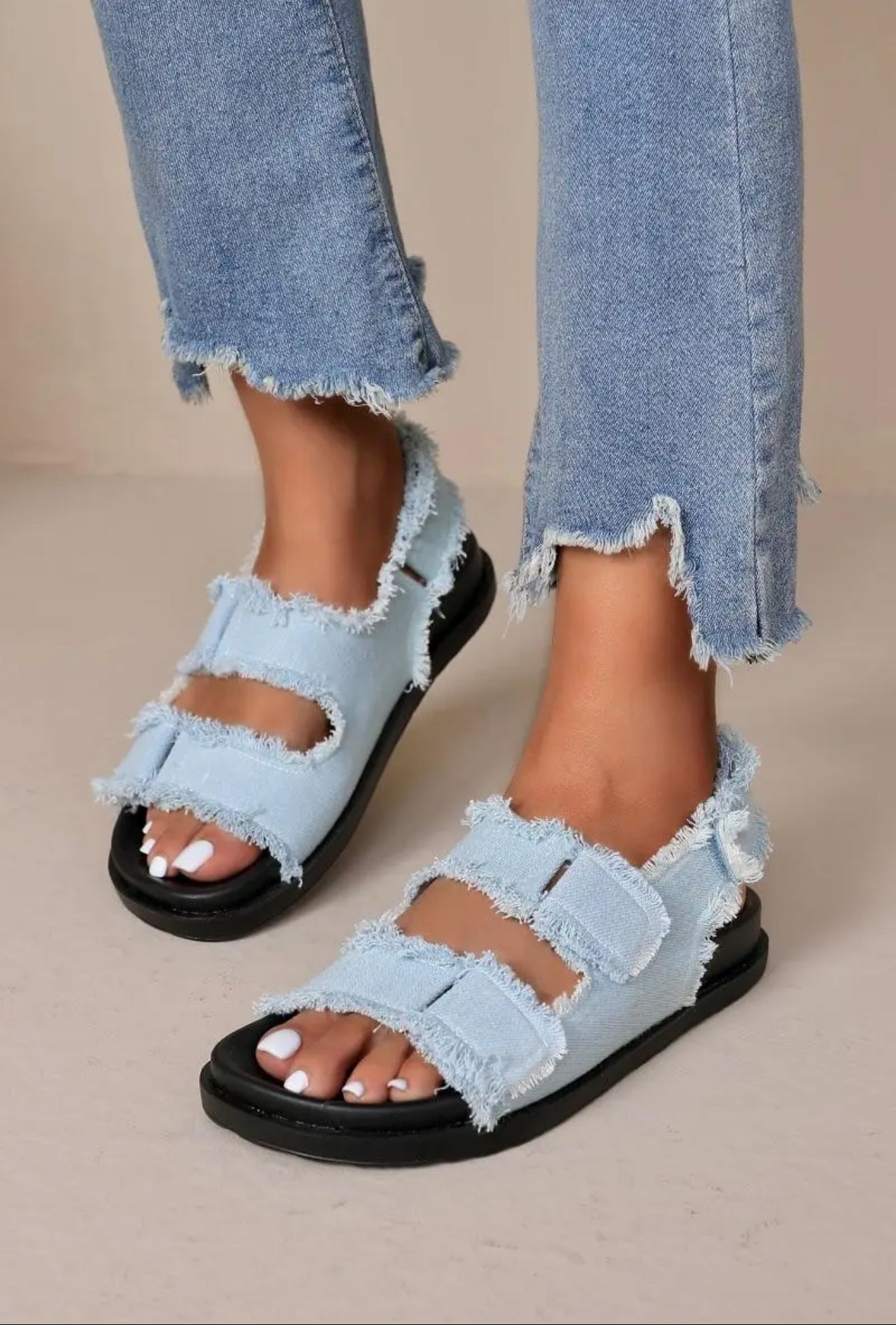 Sandale Denim Ciel
