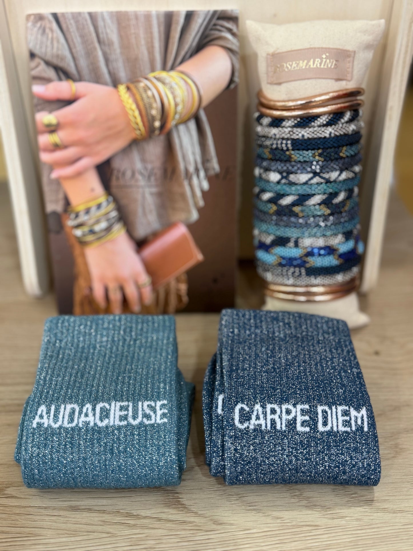 Chaussettes  "Carpe diem"