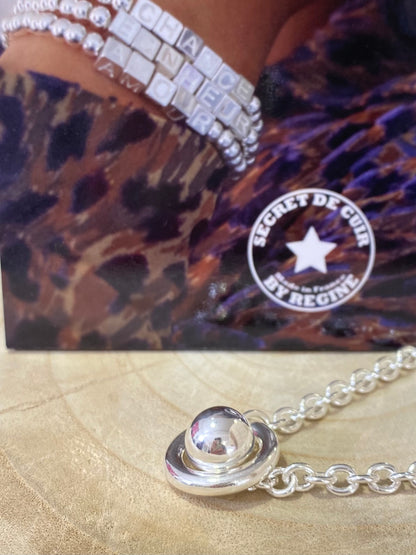 Collier chaîne boule