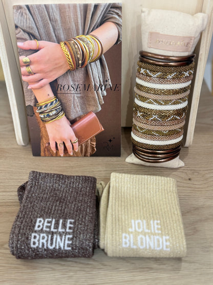 Chaussettes  "Jolie blonde"