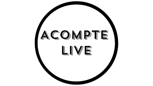 Acompte obligatoire participation au Live