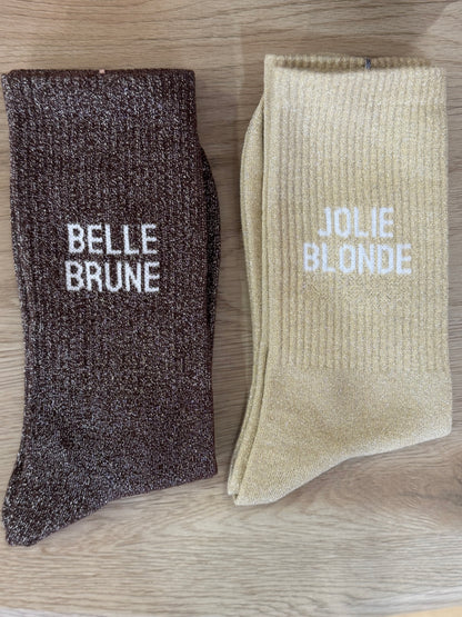 Chaussettes  "Jolie blonde"