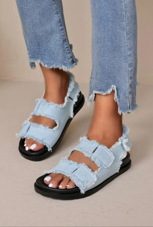 Sandale Denim Ciel