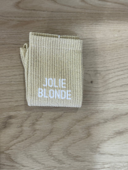 Chaussettes  "Jolie blonde"