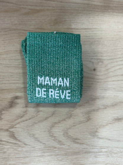 Chaussettes  "Maman de reve"