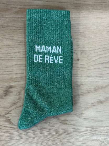 Chaussettes  "Maman de reve"