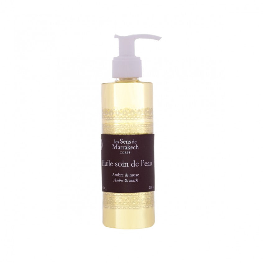 HUILE SOIN DE L'EAU AMBRE ET MUSC 200 ml